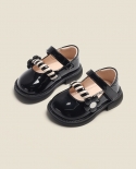 Zapatos de bebé para niñas, zapatos de princesa para bebés, zapatos de cuero pequeños antideslizantes de fondo suave