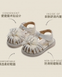 Female Baby Sandals Princess Shoes Soft Bottom Non-slip Toddler Shoes Girls Baotou Shoe