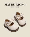 Zapatos de bebé de fondo suave para niños pequeños Zapatos de cuero Zapatos de princesa