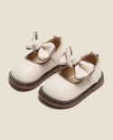 Zapatos de bebé de fondo suave para niños pequeños Zapatos de cuero Zapatos de princesa