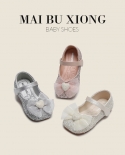 Maibu bear ילדה נסיכת נעלי תינוק תחתון רך פעוט נעלי פעוטות תינוקת אביב נעלי עור קטנות חדשות נעלי ילדים