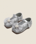 Zapatos de princesa para niñas, zapatos de fondo suave para bebés, nuevos zapatos pequeños de cuero, zapatos para niños