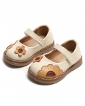 maibu bear נקבה תינוק נעלי עור קטנות אביב וסתיו חדשות בנות תחתית רכה נעלי פעוטות תינוק ילדים נסיכה