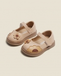 أحذية جلدية صغيرة الإناث طفل جديد لينة أسفل أحذية طفل صغير