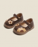Piccole scarpe di cuoio del bambino femminile Nuove scarpe da bambino con fondo morbido