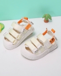 Niñas antideslizante fondo suave bebé niño zapatos niños verano nuevas sandalias zapatos de playa