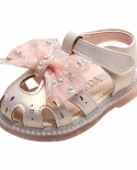 فتاة الأميرة أحذية الصيف الجديدة طفلة الصنادل لينة أسفل أحذية طفل صغير عدم الانزلاق