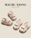 Female Baby Leather Shoes Sandals Summer Baby Toddler Shoes Girls Princess Shoes Soft Sole
