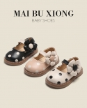 maibu bear נקבה תינוק רך תחתון קטן נעלי עור ילדים נעלי פעוטות בנות תינוק נסיכת נעלי אביב ובסתיו