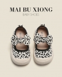 maibu bear נקבה תינוק בד נעלי קנבס אביב וסתיו תינוקות תינוקות נעלי פעוטות ילדים נעלי החלקה צלחת בנות כך