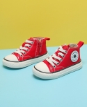 Zapatos de lona para bebés Zapatos para niños de suela blanda para niños de caña alta