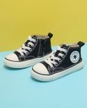 Baby Canvas Shoes High-top Childrens Soft-soled Childrens Shoes