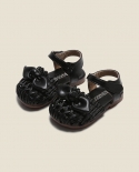 maibu bear בנות סנדלי קיץ חדש תינוק תחתון רך פעוט נעלי פעוטות תינוק ילדים נעלי עור קטנות לילדים קזואל