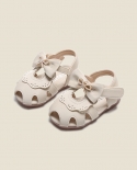 Zapatos pequeños de cuero para niños, zapatos de princesa, sandalias nuevas de verano para niñas, zapatos de fondo suave para be