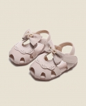 Zapatos pequeños de cuero para niños, zapatos de princesa, sandalias nuevas de verano para niñas, zapatos de fondo suave para be