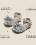 Female Baby Single Shoes Toddler Shoes Soft Bottom Non-slip Princess Shoes Leather Shoes