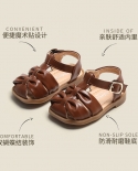 Childrens Toddler Shoes Baby Childrens Sandals Summer Small Leather Shoes Soft Bottom