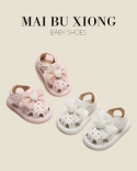 Maibu bear נקבה תינוק נסיכת נעלי עור 1 עד 2 שנים תינוק תחתון רך פעוט נעלי פעוט קיץ ילדה ילדים באוטו