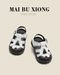 Sandalias de bebé Anti-kick zapatos transpirables para niños pequeños