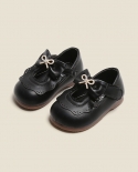 Childrens Leather Shoes Girl Princess Childrens Single Shoes Soft Soled Toddler Shoes