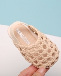 Female Baby Sandals Summer New Girls Toddler Shoes Soft Bottom Non-slip Woven Shoes