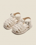 Sandalias de verano para niñas, zapatos antideslizantes de fondo suave para niños pequeños
