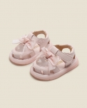 Zapatos de princesa para bebé, sandalias, zapatos para niños pequeños, zapatos de malla de fondo suave