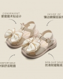 Summer New Baby Girl Sandals Baby Soft Bottom Non-slip Toddler Shoes Girls Princess Shoes Leather Shoes