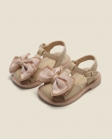 maibu bear קיץ חדש תינוקת סנדלי תינוק תחתון רך ללא החלקה נעלי פעוטות ילדות נעלי נסיכה נעלי עור