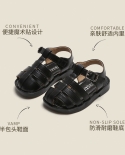 Female Baby Sandals Summer New Casual Shoes Baby Soft Bottom Toddler Shoes Girls Non-slip Leather Shoes