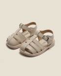Female Baby Sandals Summer New Casual Shoes Baby Soft Bottom Toddler Shoes Girls Non-slip Leather Shoes