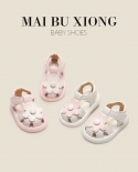 maibu bear קיץ בנות 1 עד שנתיים 3 סנדלי תינוק נקבות תינוק תחתון רך נעלי פעוט נעלי פעוט 0 נעלי ילדים
