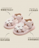 Sandalias de verano para niñas y bebés, zapatos antideslizantes de fondo suave para niños pequeños