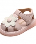 Sandalias de verano para niñas y bebés, zapatos antideslizantes de fondo suave para niños pequeños