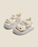 Maibu bear נעלי תינוק תינוק תחתון רך נעלי פעוטות קיץ חדשים בנים וילדים baotou נעלי ילדים בנות סנדלי