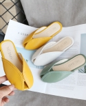 New Summer Half Slippers Womens All-match Fashion Childrens Flat Bottom Shoes