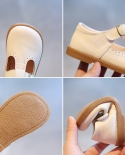 أحذية جلدية جديدة للأطفال لينة أسفل أحذية الأميرة الفتيات الفيلكرو