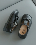 נעלי עור חדשות לילדות קיץ קשת דקה נעלי יחיד לילדים תחתית רכה נעלי מרי גיין לילדים