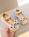 נעלי בנות ליחיד 2022 אביב קשת חדשה נעלי נסיכה בתחתית רכה נעלי עור לילדים אופנה נעלי תינוקות