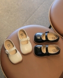بنات أحذية جلدية جديدة لينة أسفل أحذية الأميرة أطفال الفيلكرو