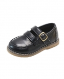 Girls Leather Shoes Vintage Style Kids Casual Flats