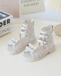 Three Colors Kids Roman Shoes Girls Fashion Casual Sandals