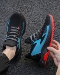 Mens Casual Shoes 2022 Fall Fashion Shockproof Jogging Training Shoes Lace Up Light Male Sneakers Cozy Walking Vulcaniz