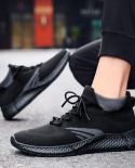 Socks Shoes Men Spring New Fashion Spell Color Casual Footwear Outdoor Sports Jogging Shoes Light Lace Up Walk Vulcanize