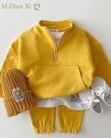 Children Clothing Sets Outfits Kids Sports Wear Sweatshirtpants 2 Piece Suit Baby Boys Tracksuit Toddler Girl Clothes S