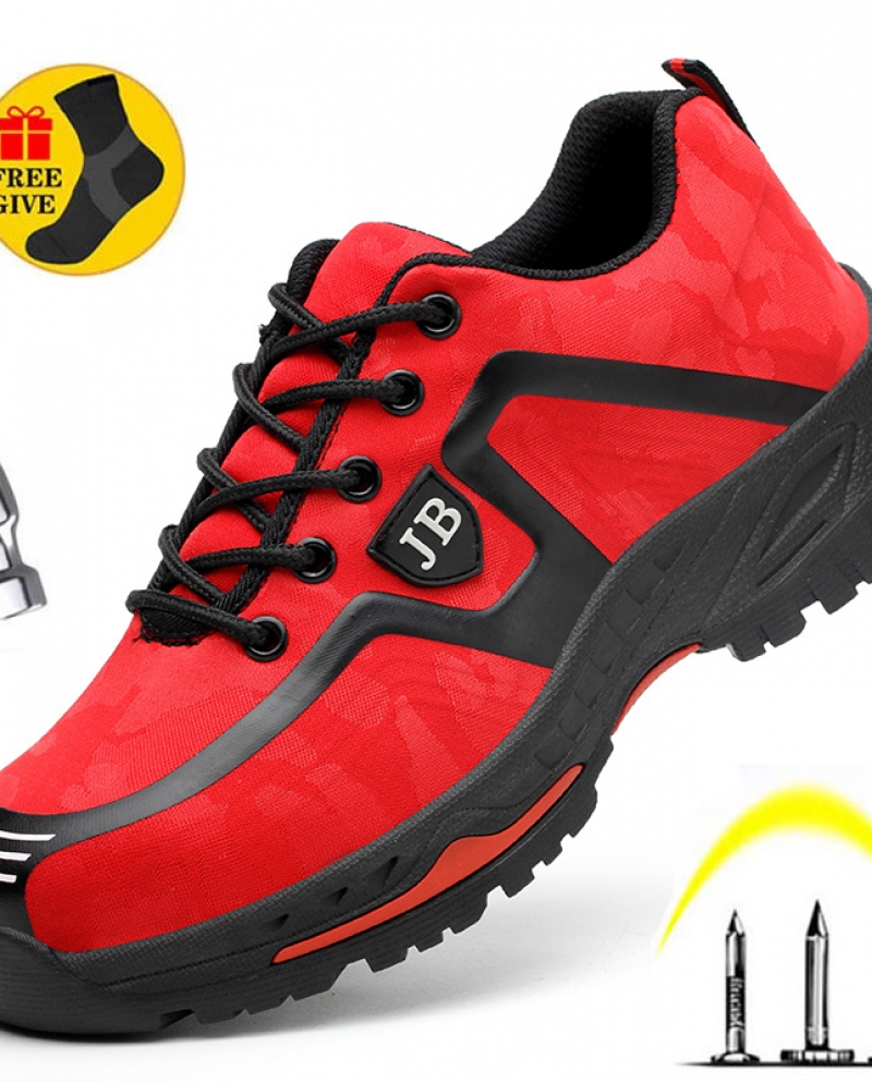  Work Shoes Lightweight And Breathable Fashion Steeltoed Shoes Safety Shoes Production Wholesale  Mens Boots