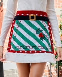 Tossy, nuevas faldas de punto de invierno para mujer, ropa de Navidad 2022, minifalda bordada de cintura alta, faldas de tubo fl