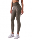 Tossy Women Leopard Sports Tights High Waist Push Up Leggings Gym Fitness Yoga Pants Ladies Casual Workout Ankle Length 