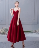 Weiyin Elegant Wine Red Long Dresses Evening  Formal Evening Gown For Women Sweetheart Velour Pretty Cheap Lady Party Dr