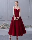Weiyin Elegant Wine Red Long Dresses Evening  Formal Evening Gown For Women Sweetheart Velour Pretty Cheap Lady Party Dr